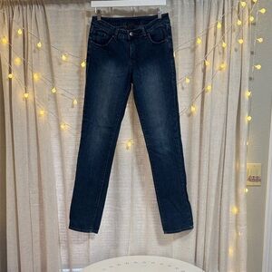 Jag Jeans Dark Blue Straight Leg Women's Jeans